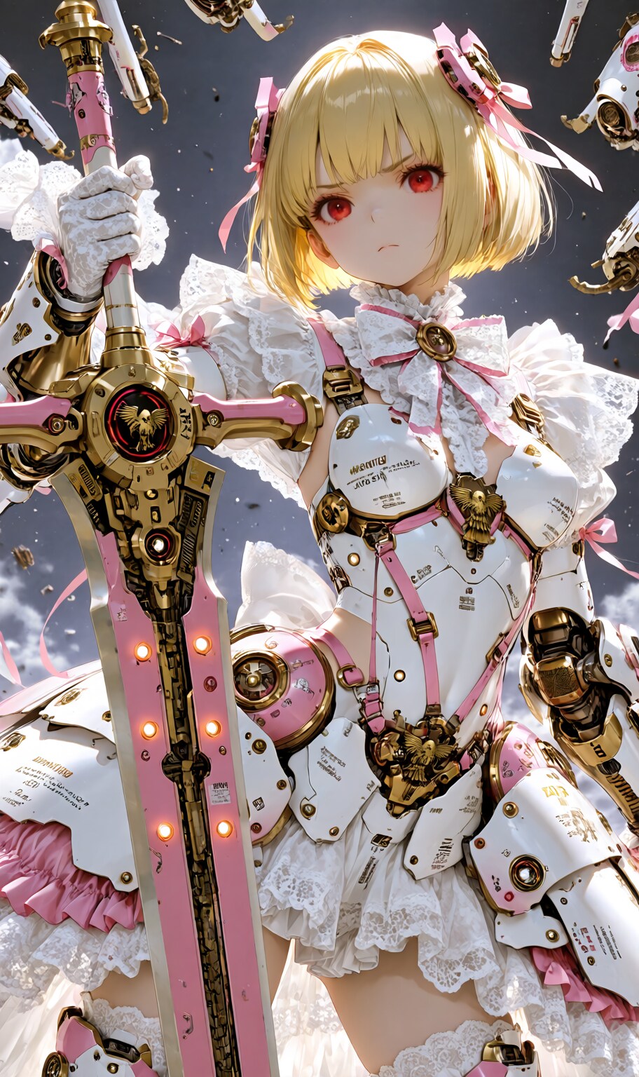 Armored Maid pink