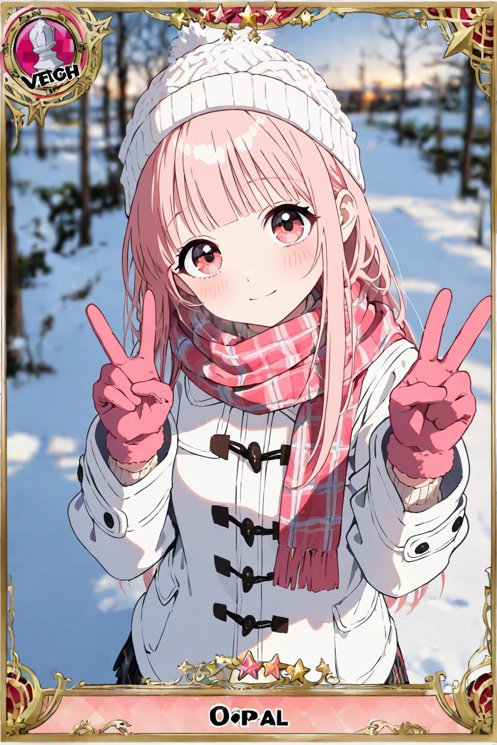 冬のOPALちゃんトレカ