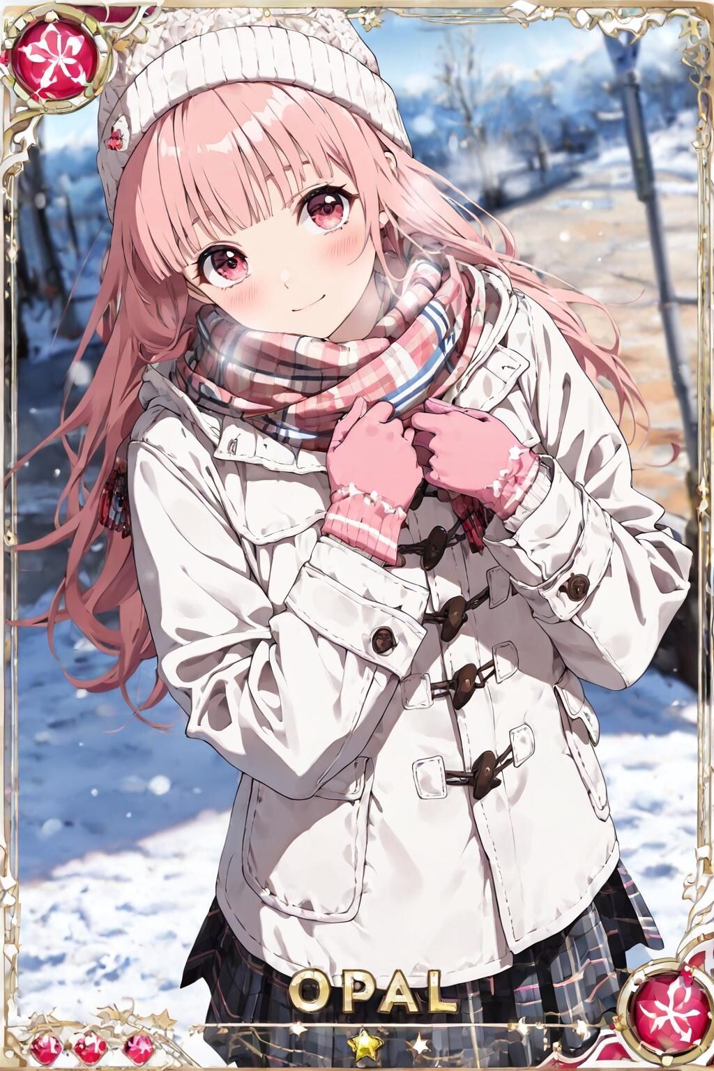 冬のOPALちゃんトレカ