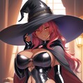褐色ギャル魔女 4枚目