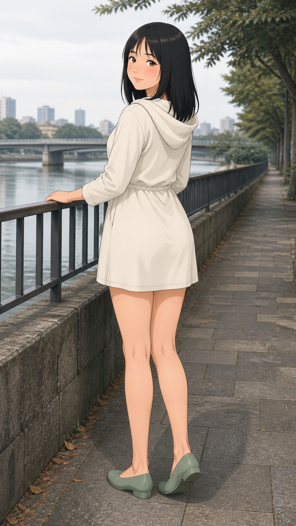 川風にほどける微笑み