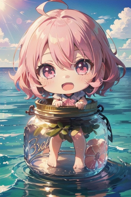 わ〜い、た〜のし〜🎵……流されちゃってる💦 | の人気AIイラスト・グラビア