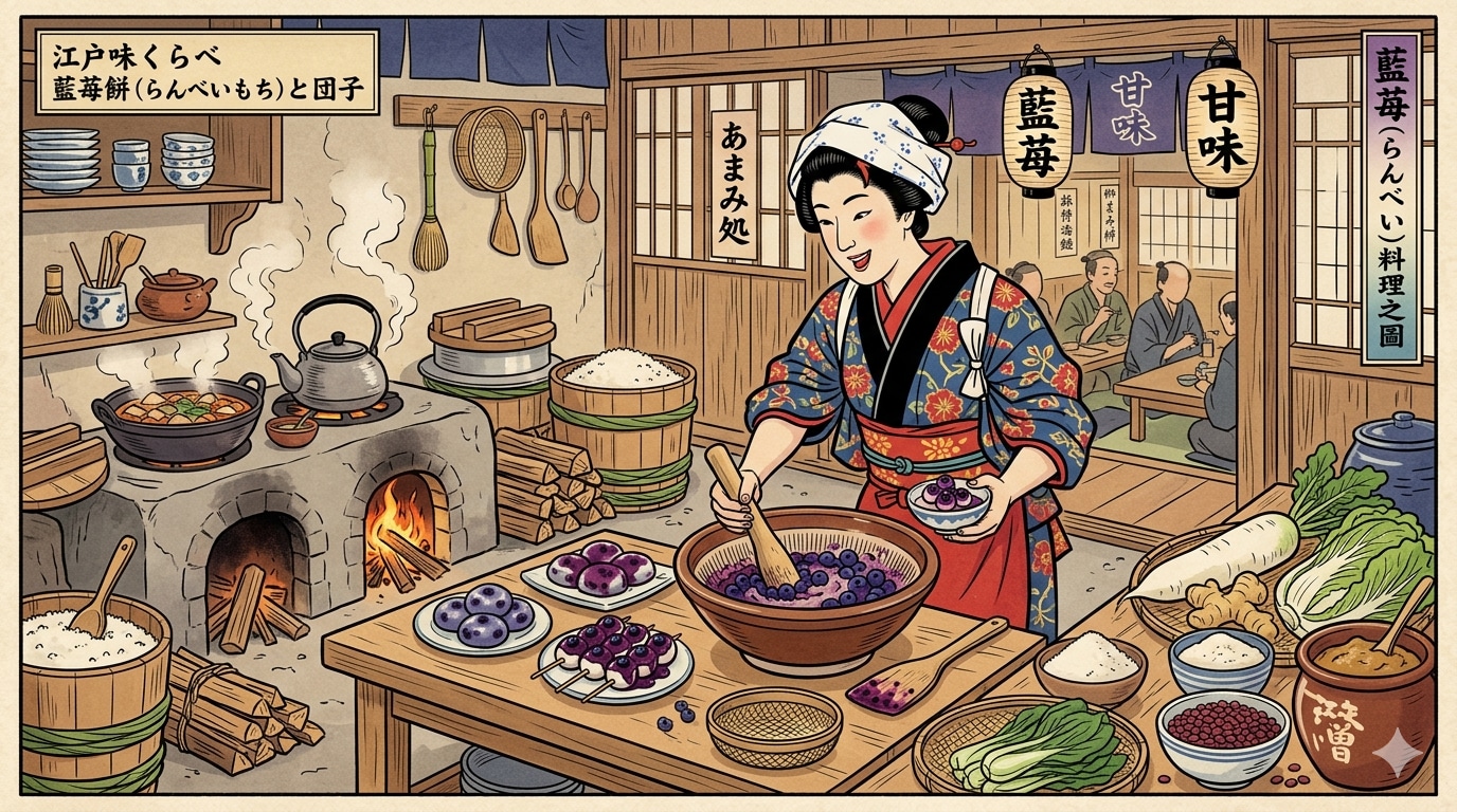 藍苺が江戸時代にあったら