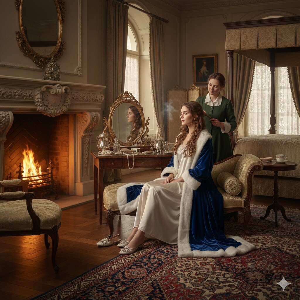 プリンセス（冬の身支度）