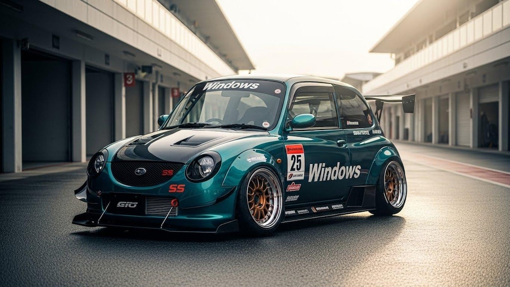 Windowsスバル360レーシングカー