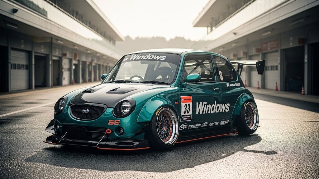 Windowsスバル360レーシングカー