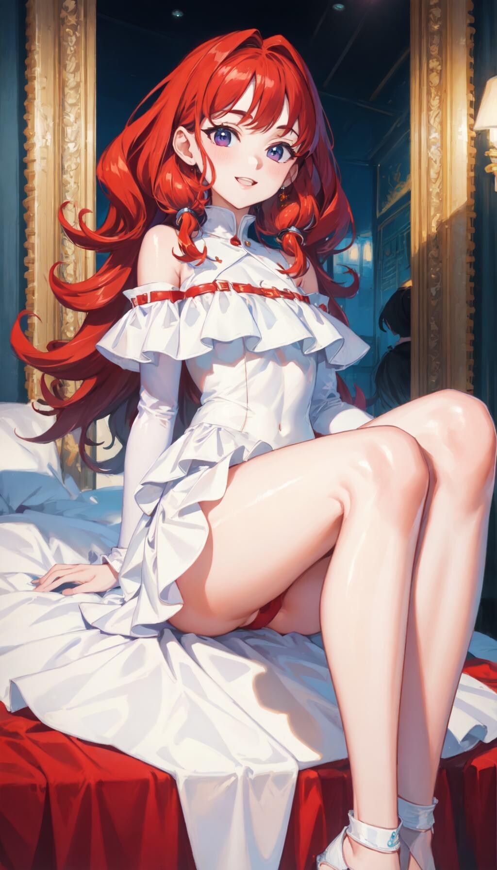 目のやり場に困る姫様
