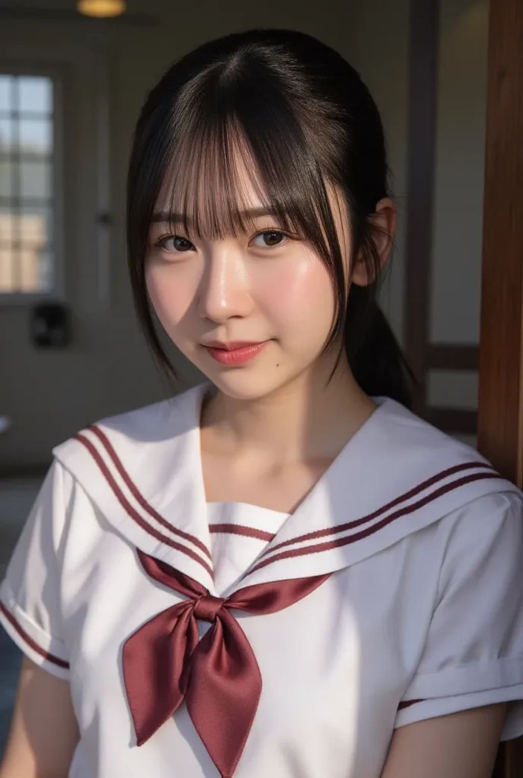 入学の朝