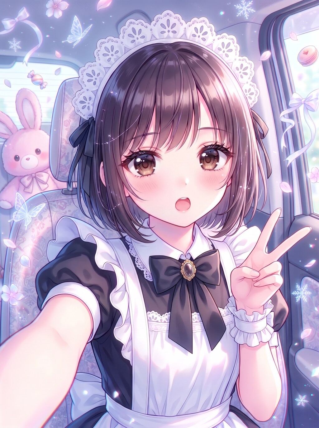 漆黒侍女の白蕾