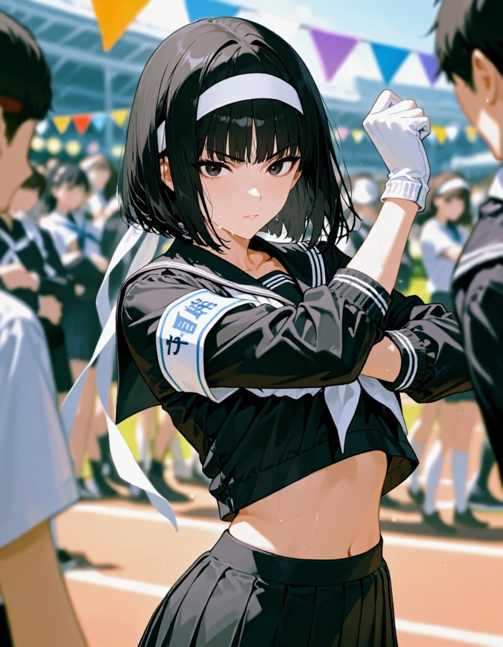 秋の大運動会応援団長、千鶴お姉やん✨