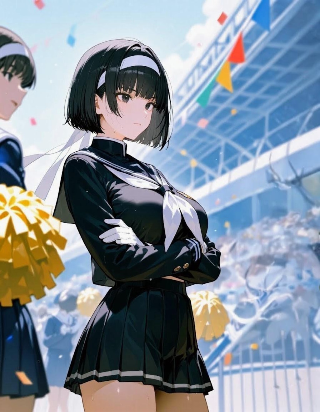 秋の大運動会応援団長、千鶴お姉やん✨