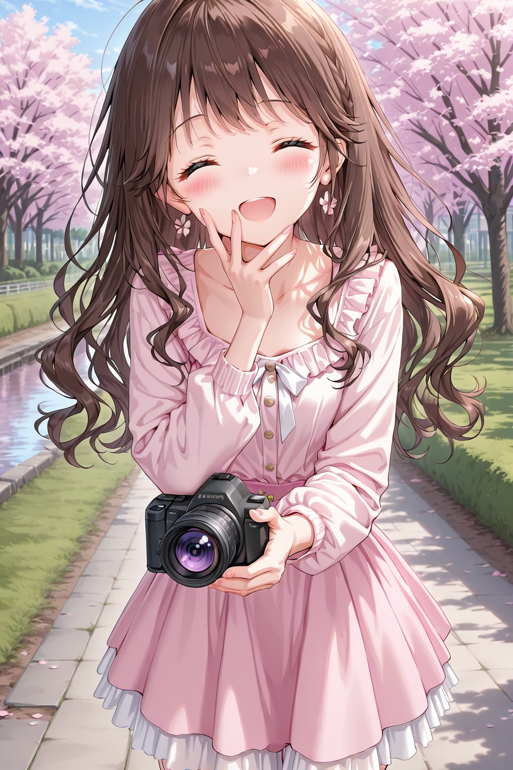 満面の笑み