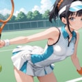 テニス娘１ 7枚目