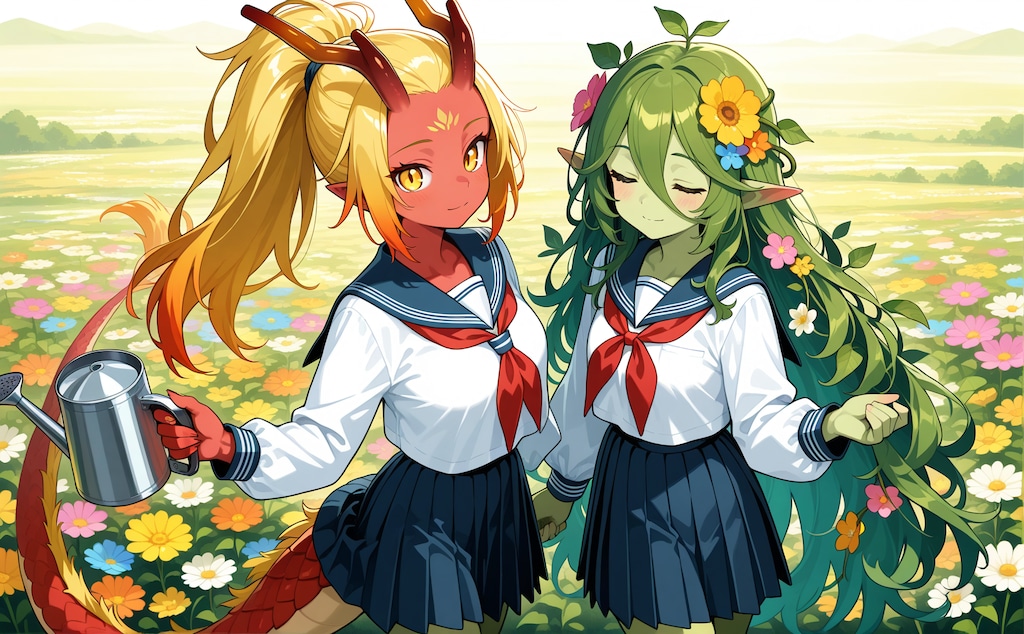 不良少女は花好き