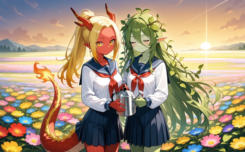 不良少女は花好き