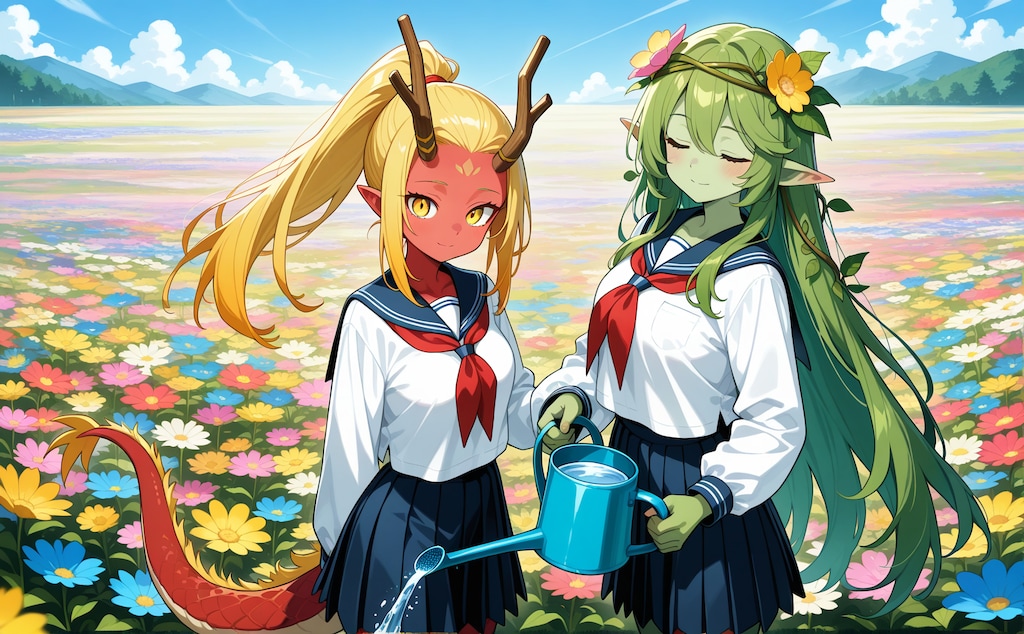 不良少女は花好き
