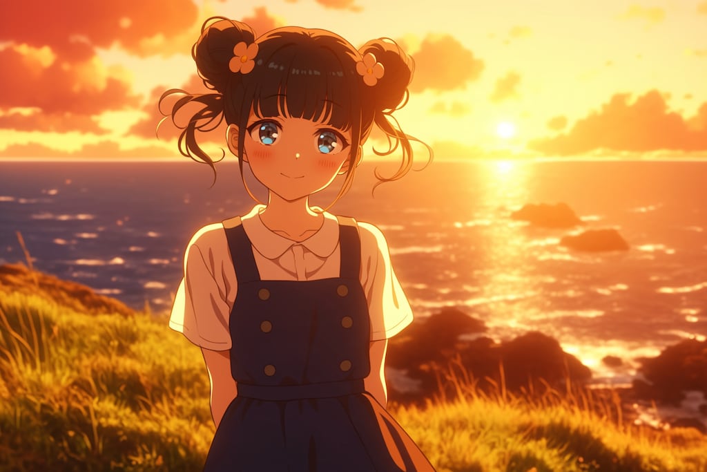 夕暮れのおだんごちゃん🍡✨233