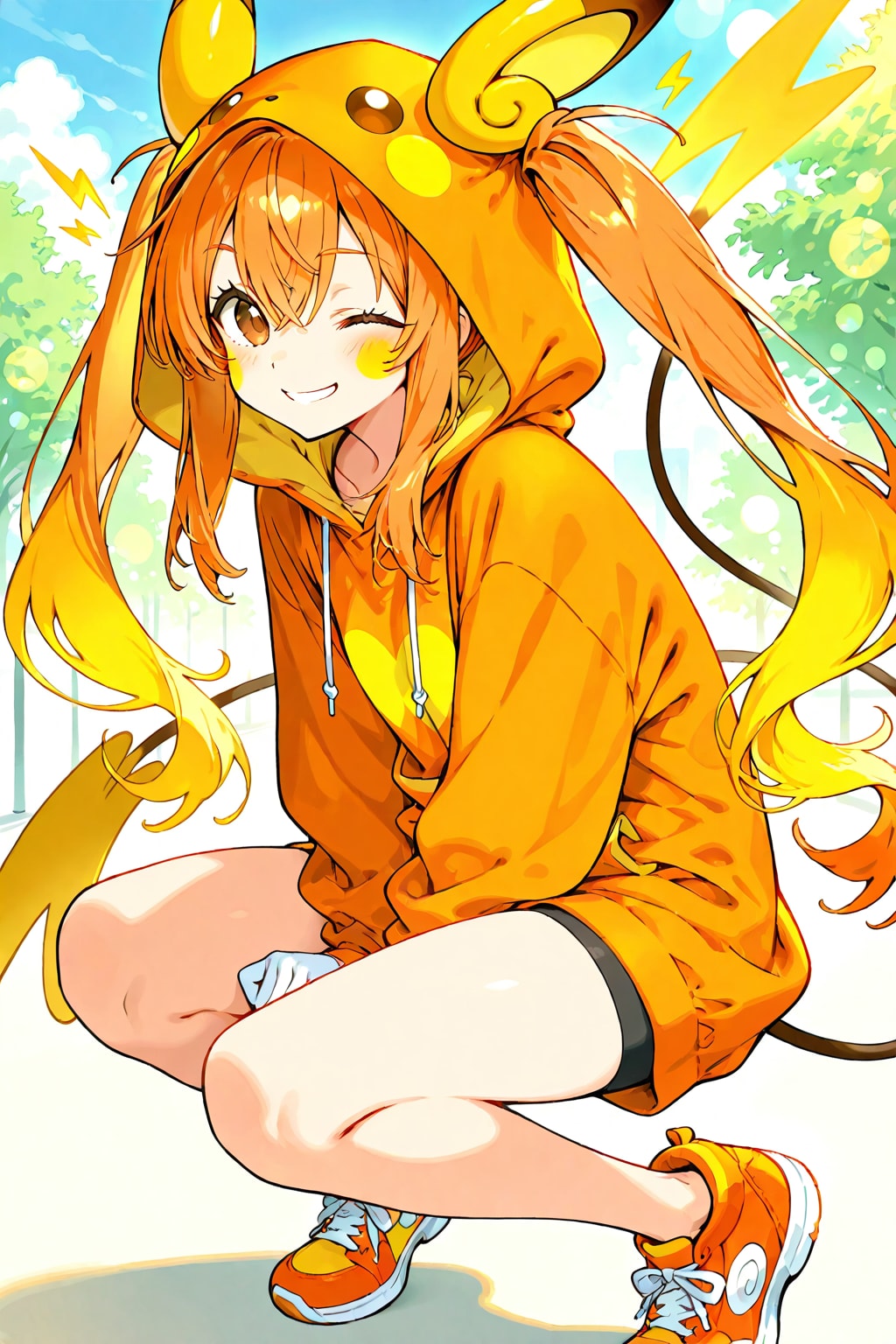 「4.擬人化シリーズ・ライチュウ」DAISY | の人気AIイラスト・グラビア