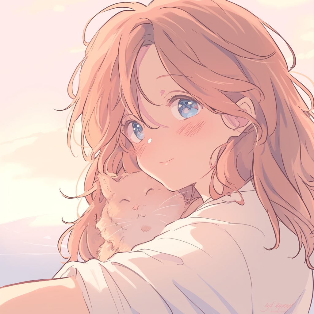 猫と女の子 cats and girl | の人気AIイラスト・グラビア