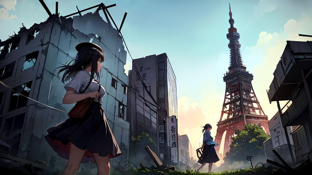 22××年、東京タワーを望む 2