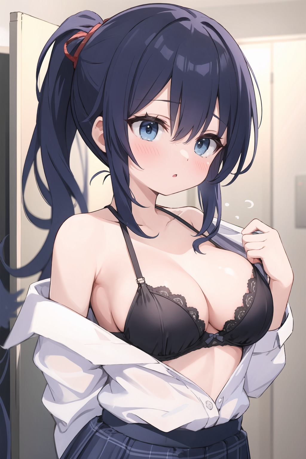 ポニテ巨乳女子の着替えを覗き見（詰め合わせ）