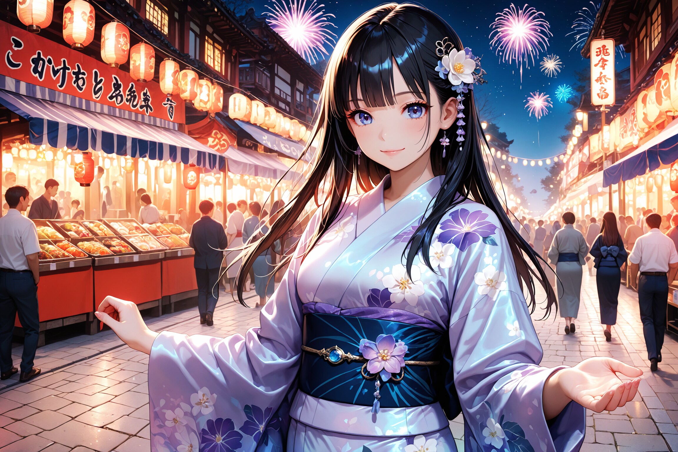 秘密の浴衣 | の人気AIイラスト・グラビア