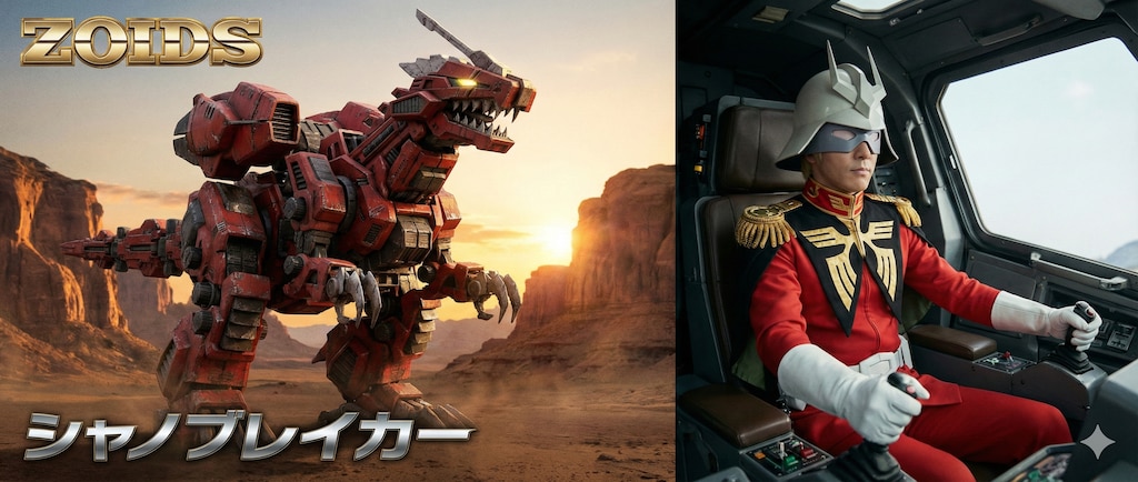 これロボじゃなくね？と思いながらも赤いので気にしないことにしたシャア