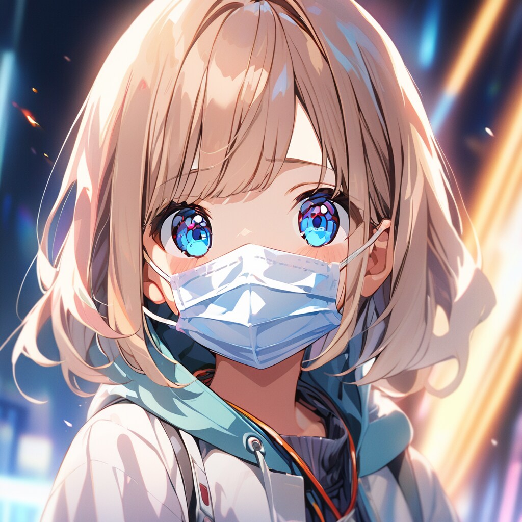 マスクの下は？