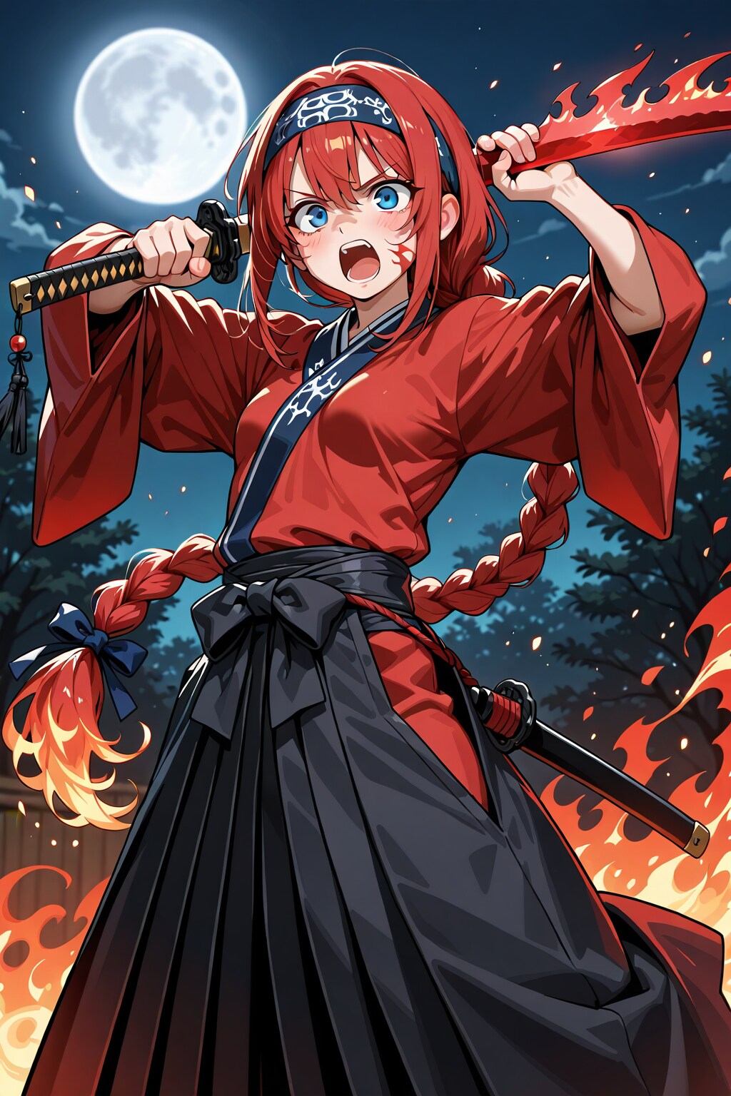 小織くん月下の必殺剣！ | の人気AIイラスト・グラビア