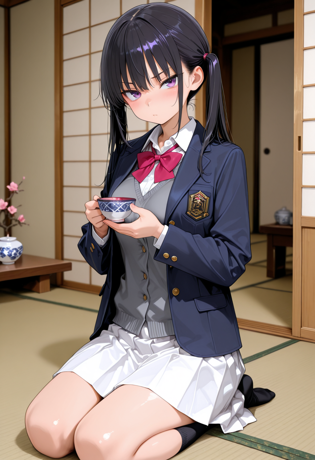 ツインテールちゃん、茶道部へようこそ！🍵✨