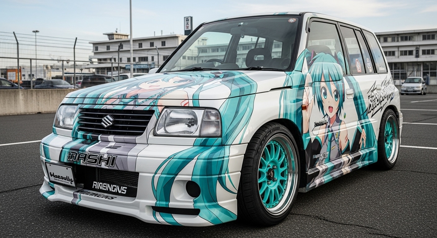 エスクード初音ミク痛車 | の人気AIイラスト・グラビア