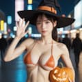 ハロウィン2025（ビキニ女子） 10枚目