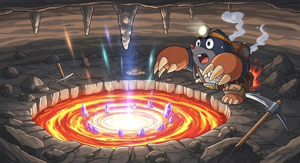 モグラが地球のなかをしらべた