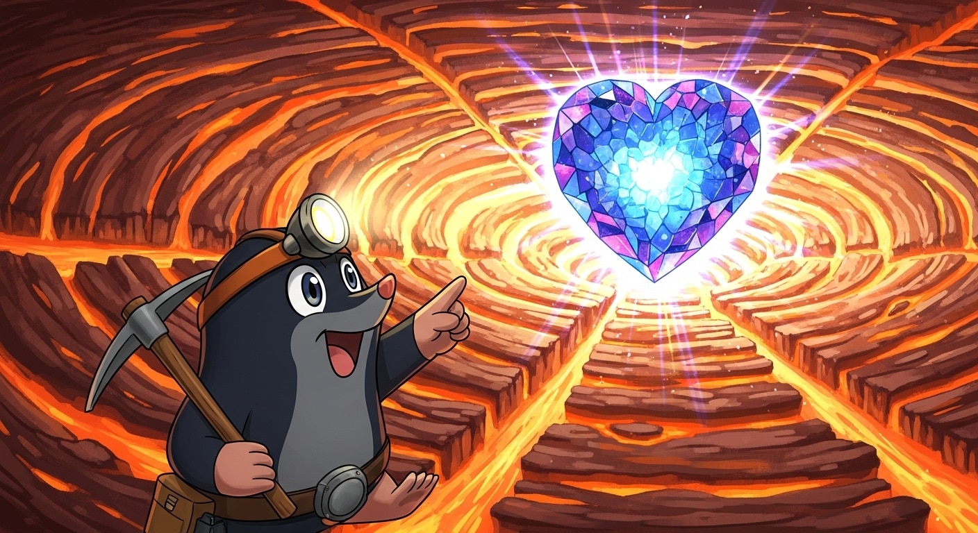 モグラが地球のなかをしらべた | の人気AIイラスト・グラビア