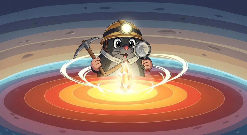 モグラが地球のなかをしらべた