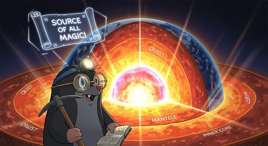 モグラが地球のなかをしらべた