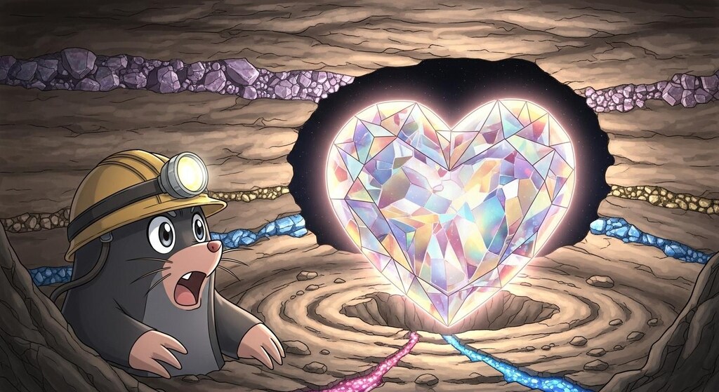 モグラが地球のなかをしらべた