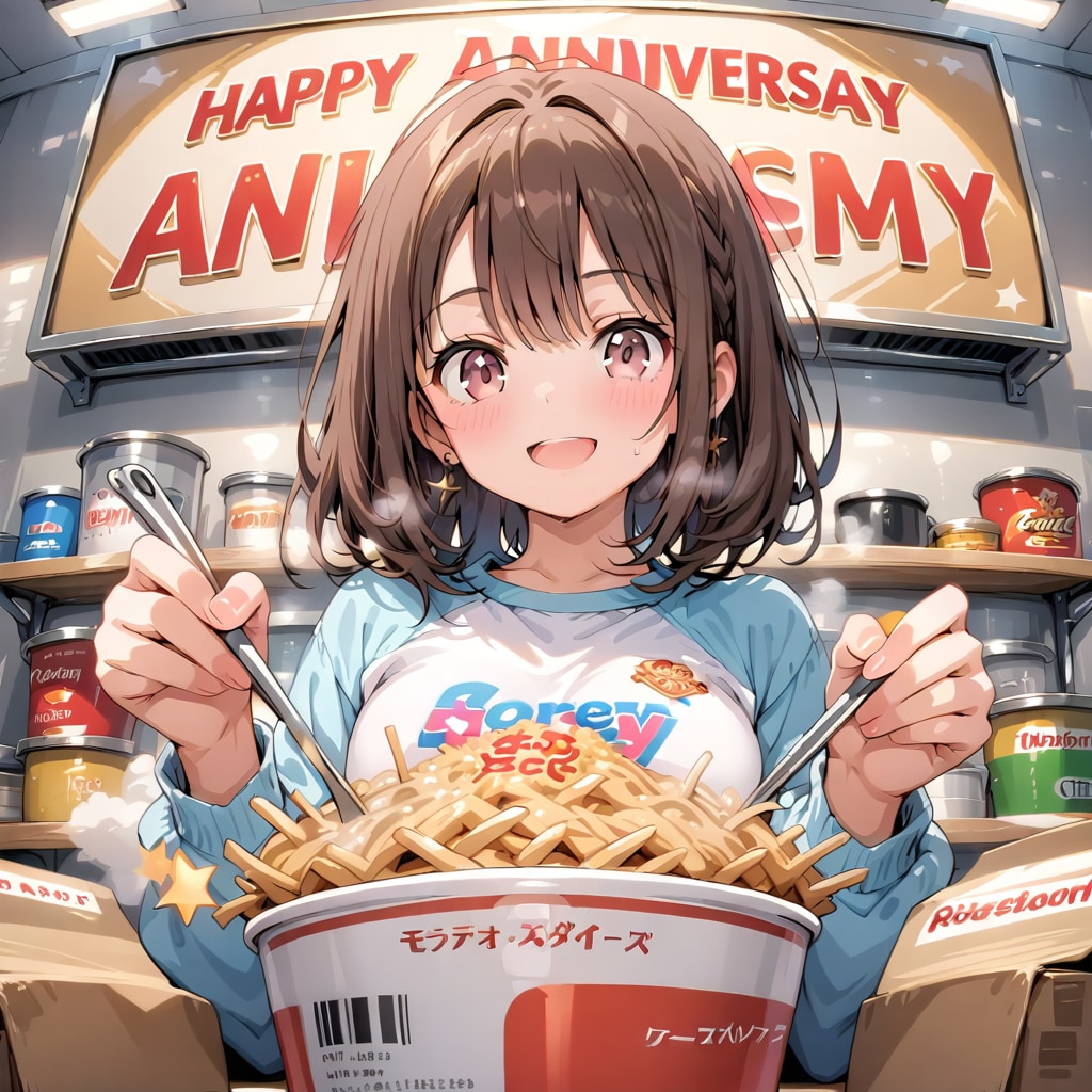 No.536 即席ラーメン記念日 | の人気AIイラスト・グラビア