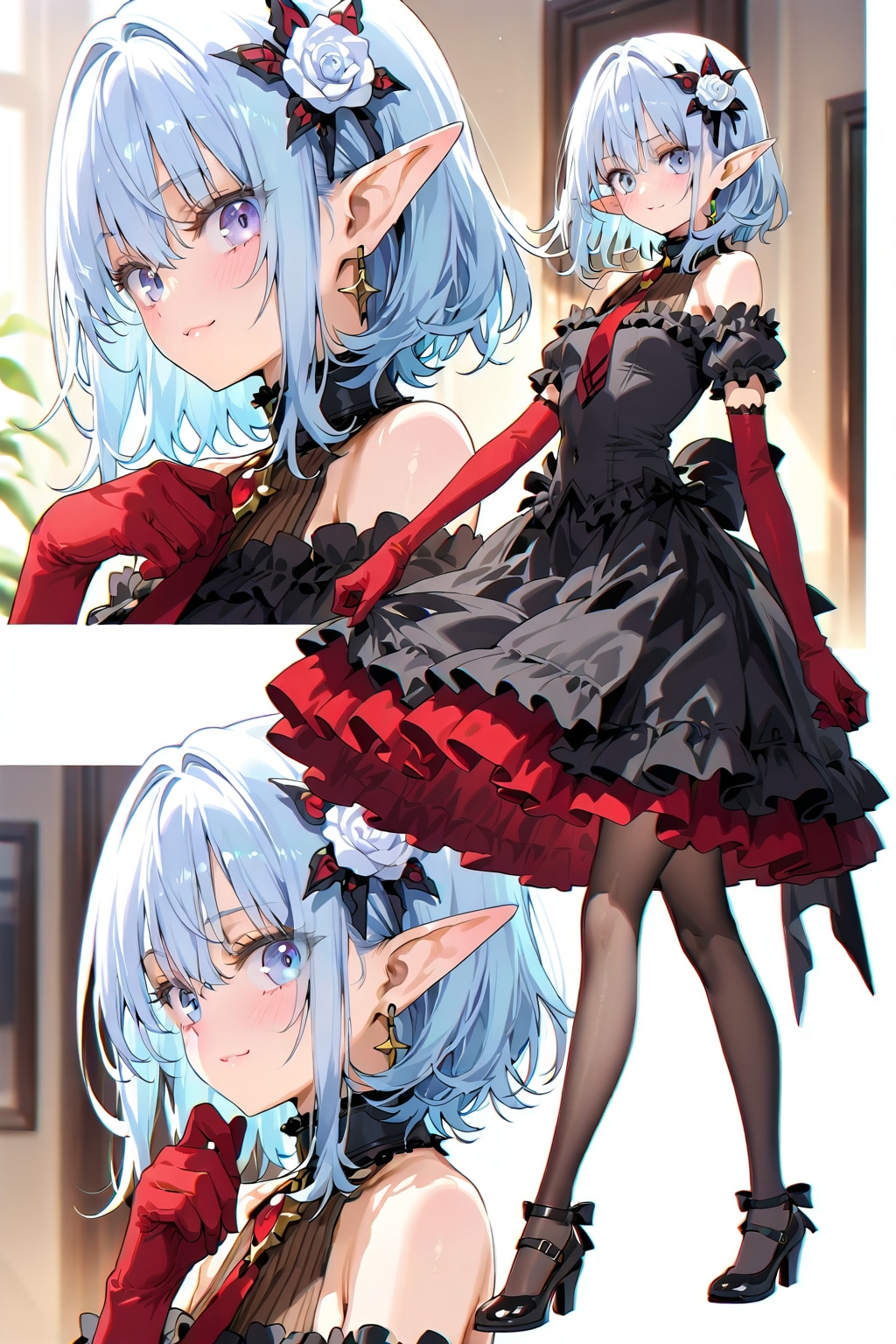 エルフなLARIMARちゃん ※別衣装ver | の人気AIイラスト・グラビア