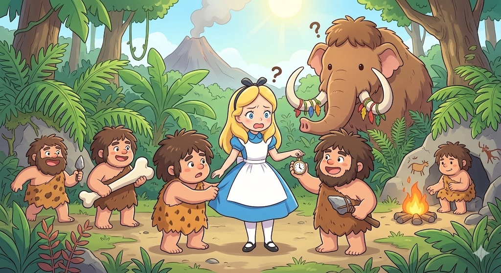 原始時代に迷い込む