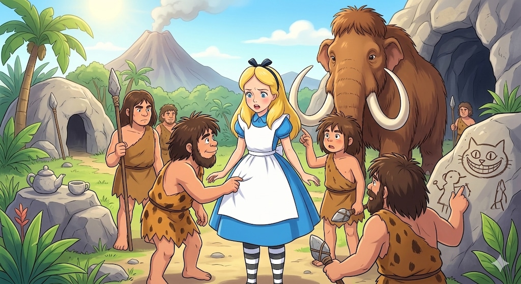 原始時代に迷い込む