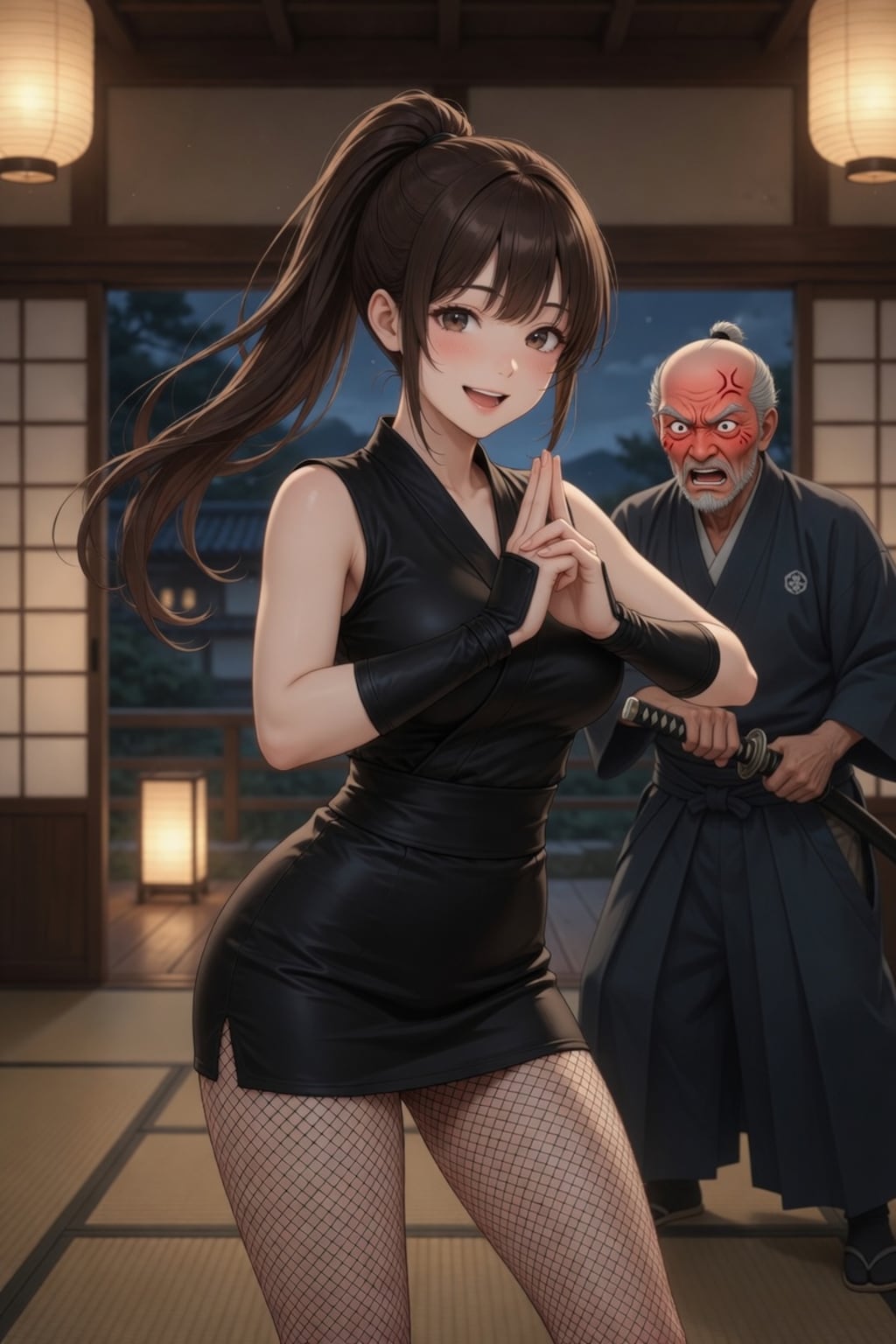 忍法お色気分身の術