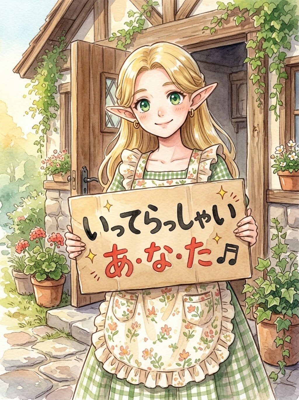 いってらっしゃい あ・な・た♬