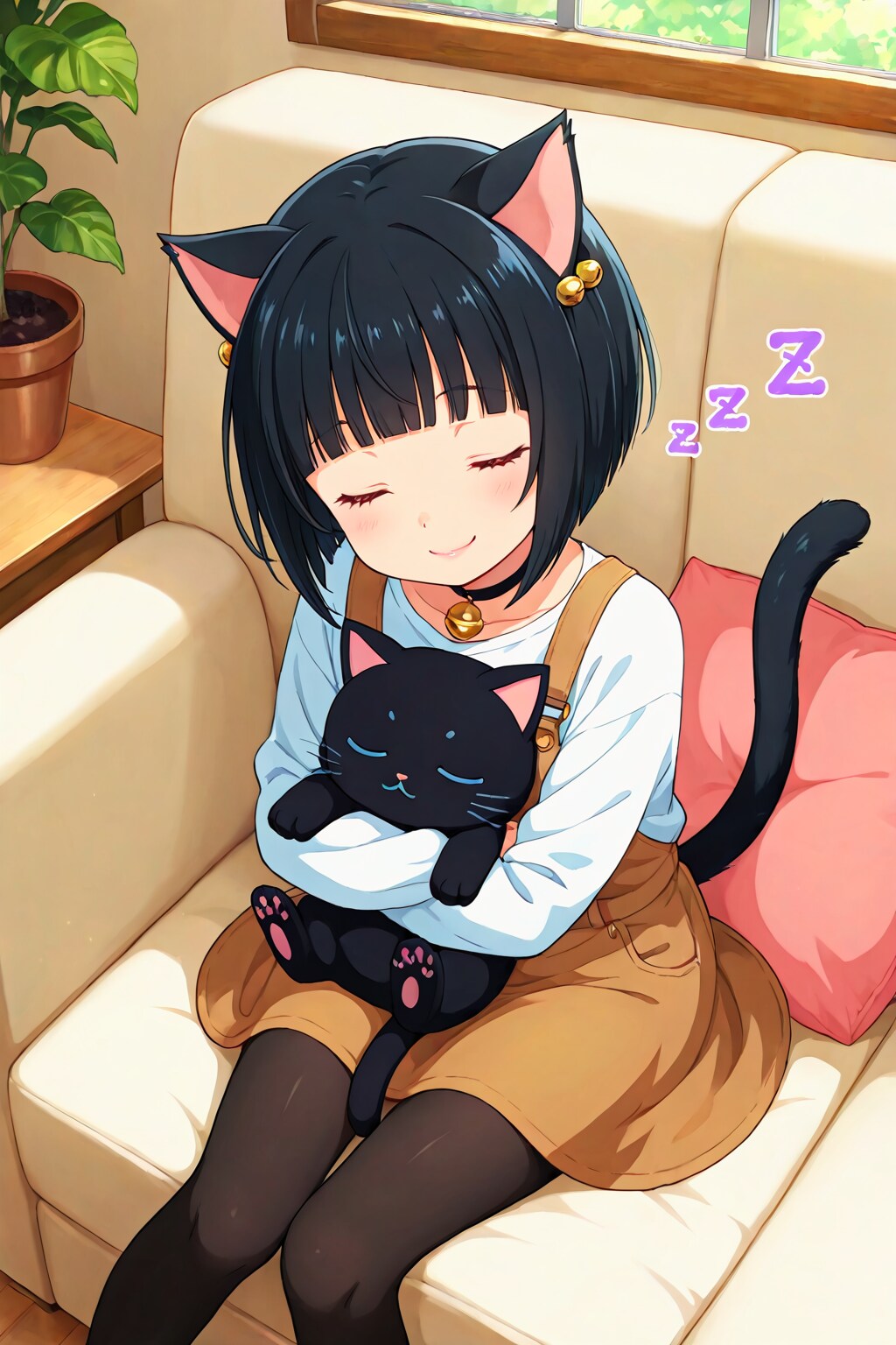 居眠りするうちの子