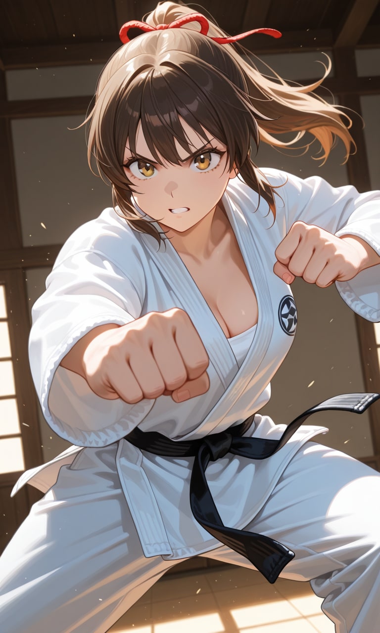 感謝の正拳突き