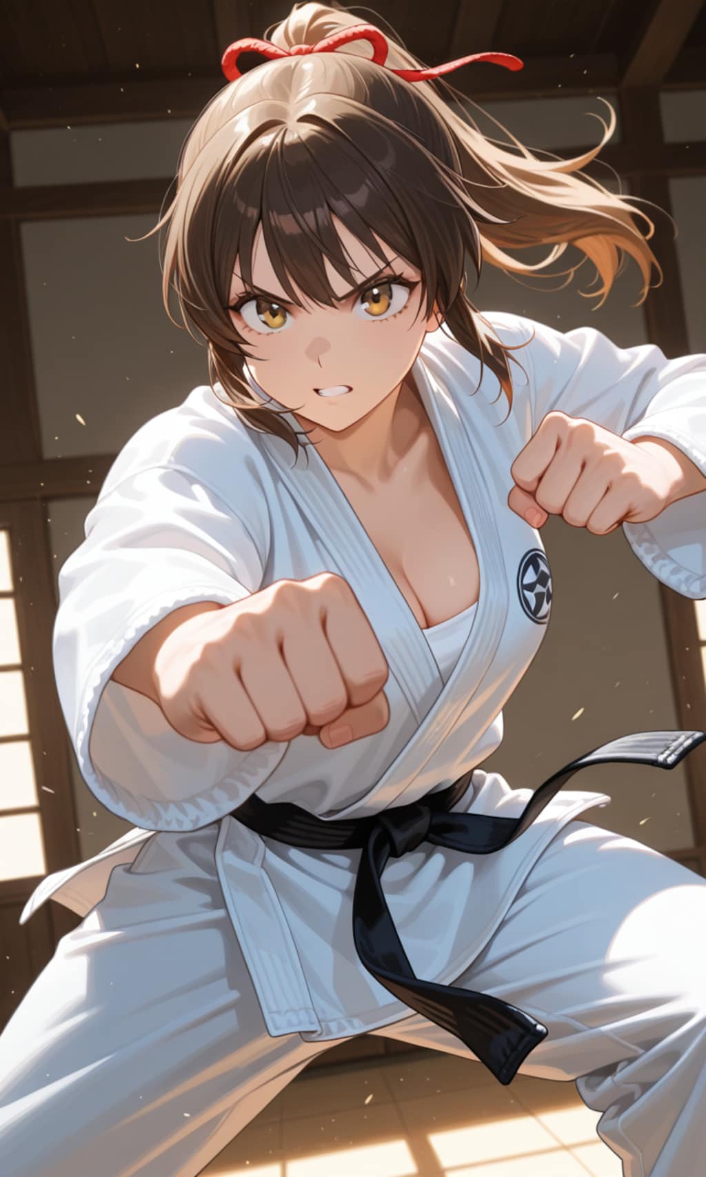 感謝の正拳突き