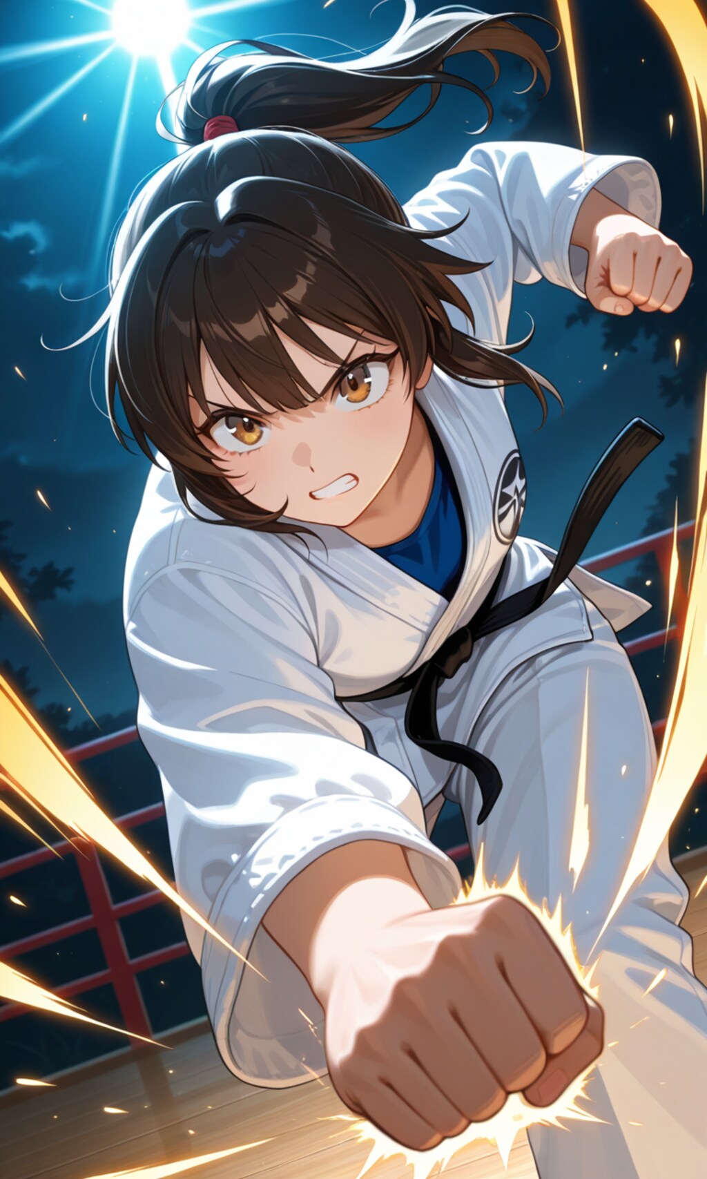 感謝の正拳突き