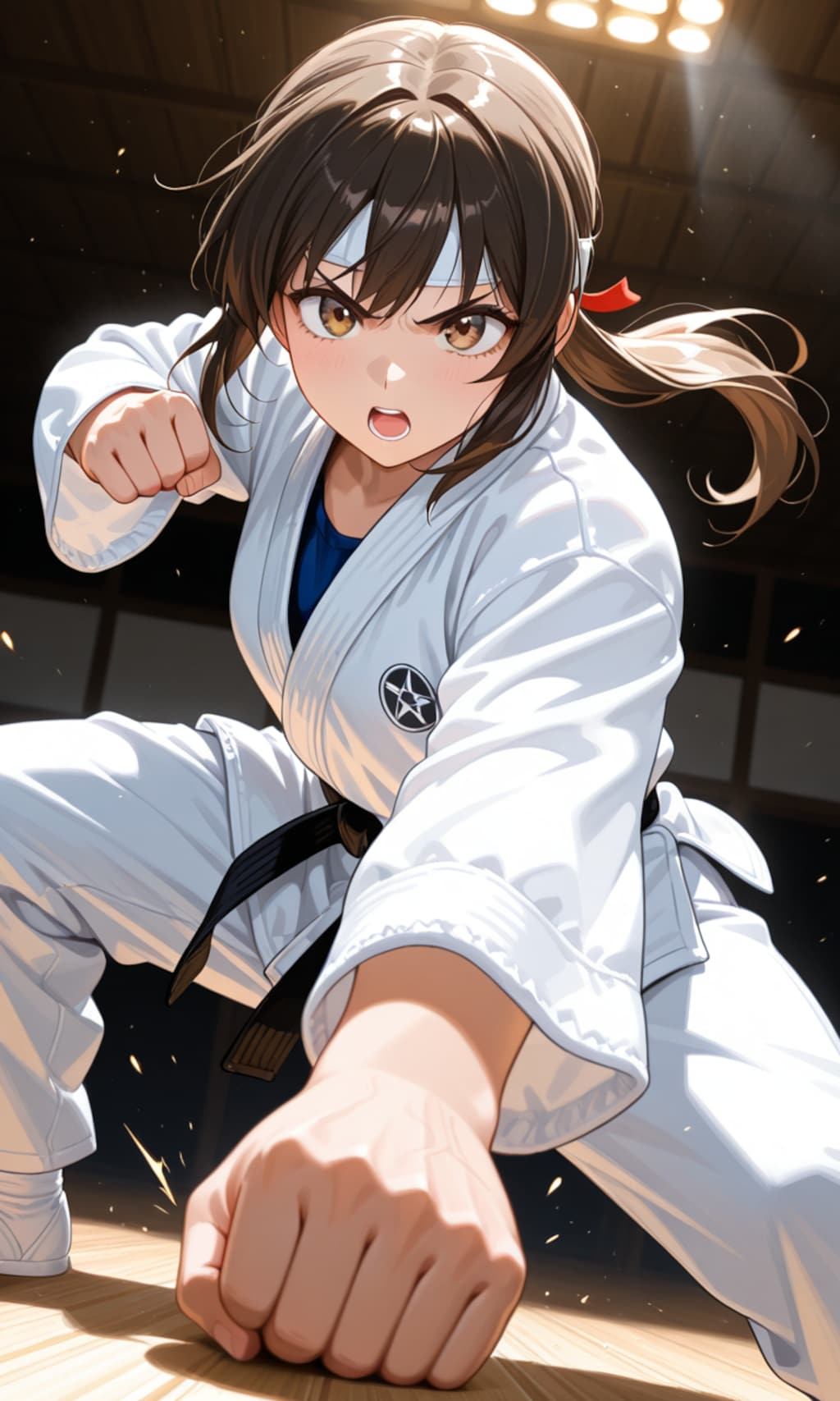 感謝の正拳突き