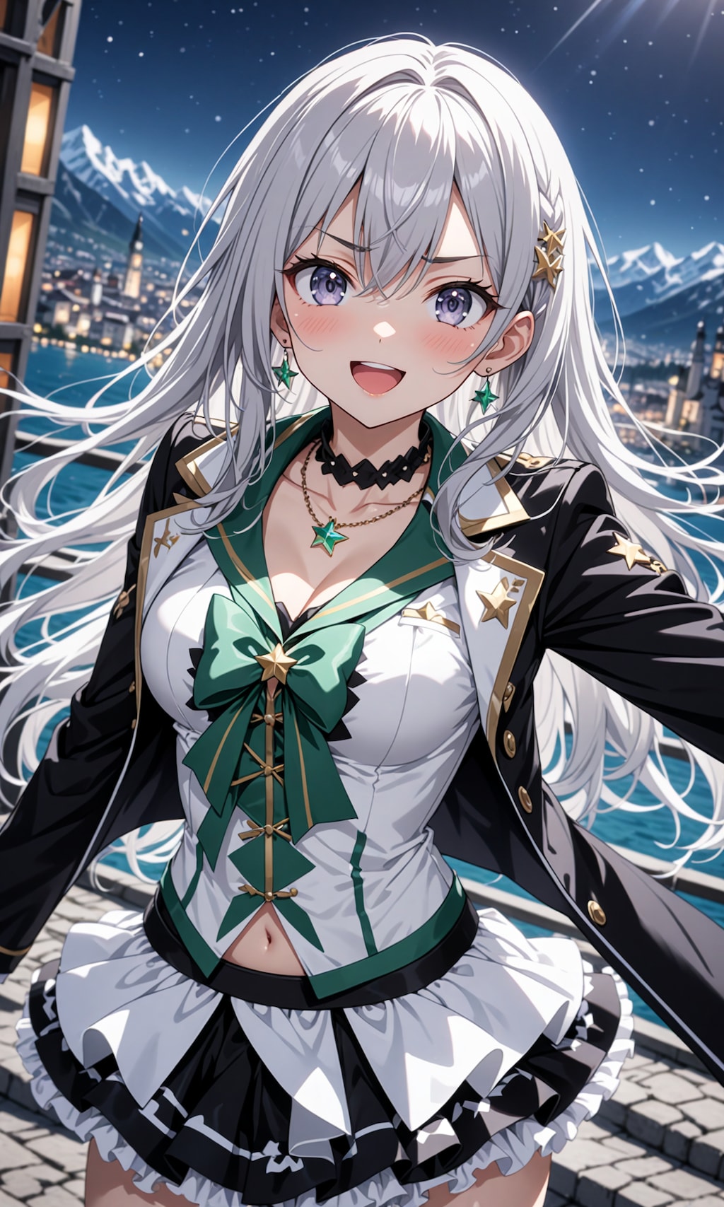 野外ステージ舞台袖