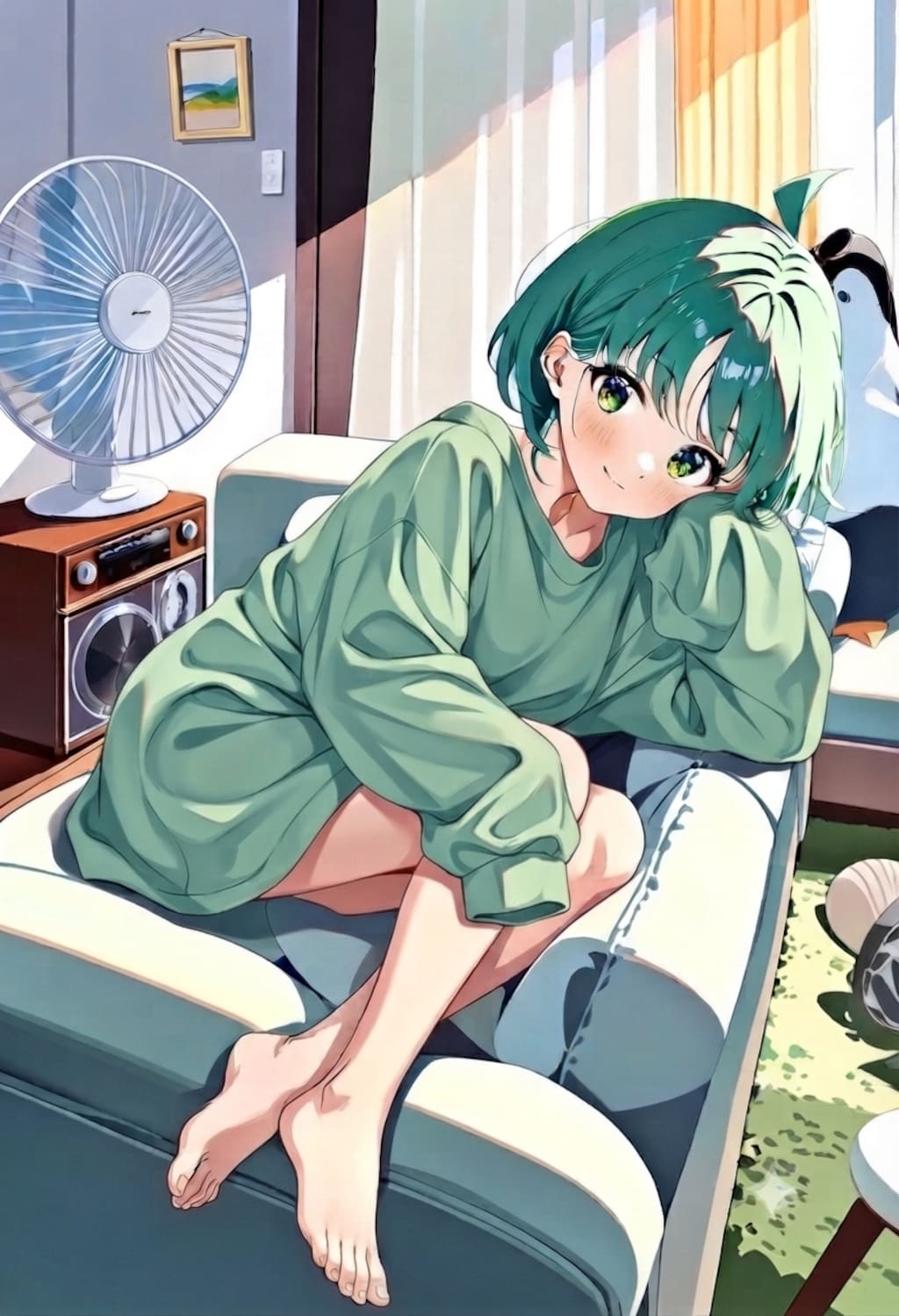 緑髪娘ほか　リラックス